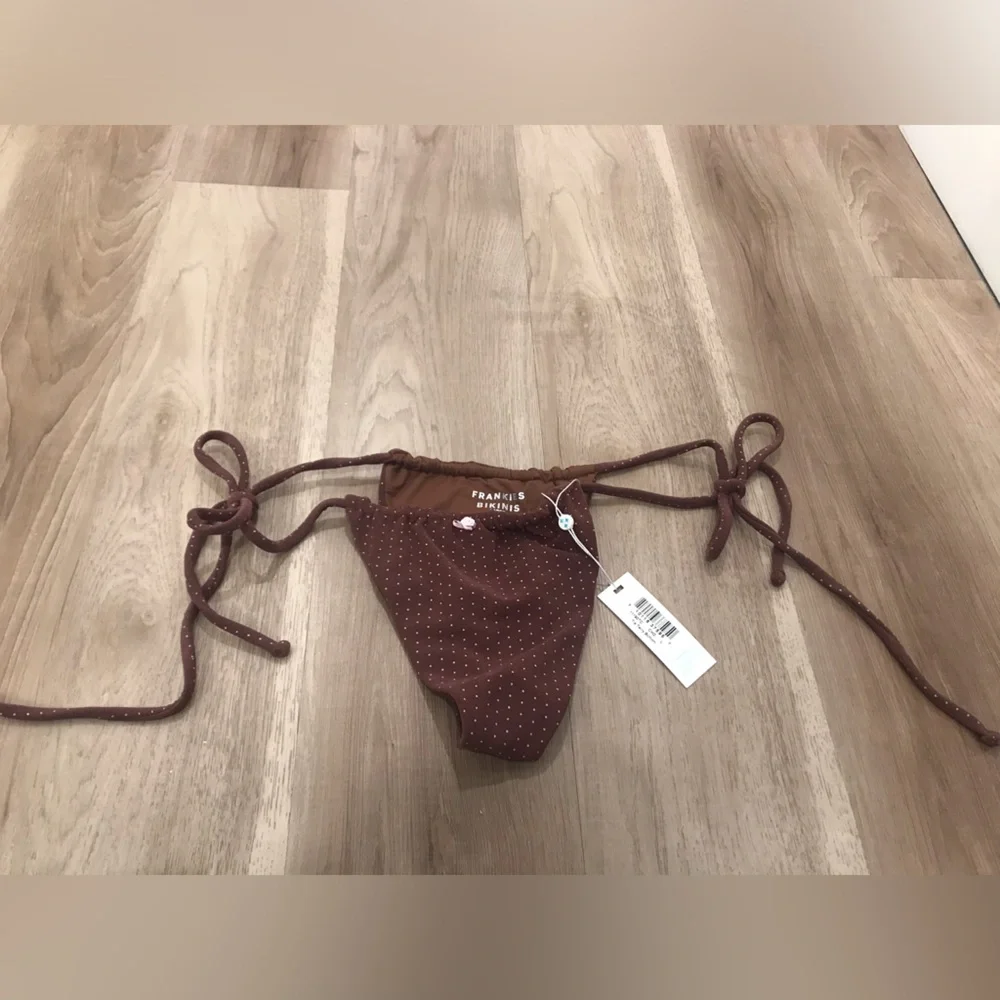 Frankies bikinis Tia Terry String Bikini Bottom